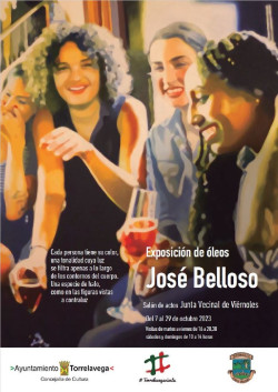Viérnoles acoge una exposición de pintura de José Belloso