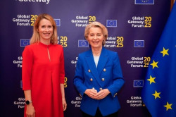 Von der Leyen destaca el "beneficio mutuo" del programa global de inversiones de la UE