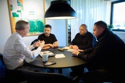 Zelenski firma un acuerdo con una empresa estadounidense para la producción conjunta de drones