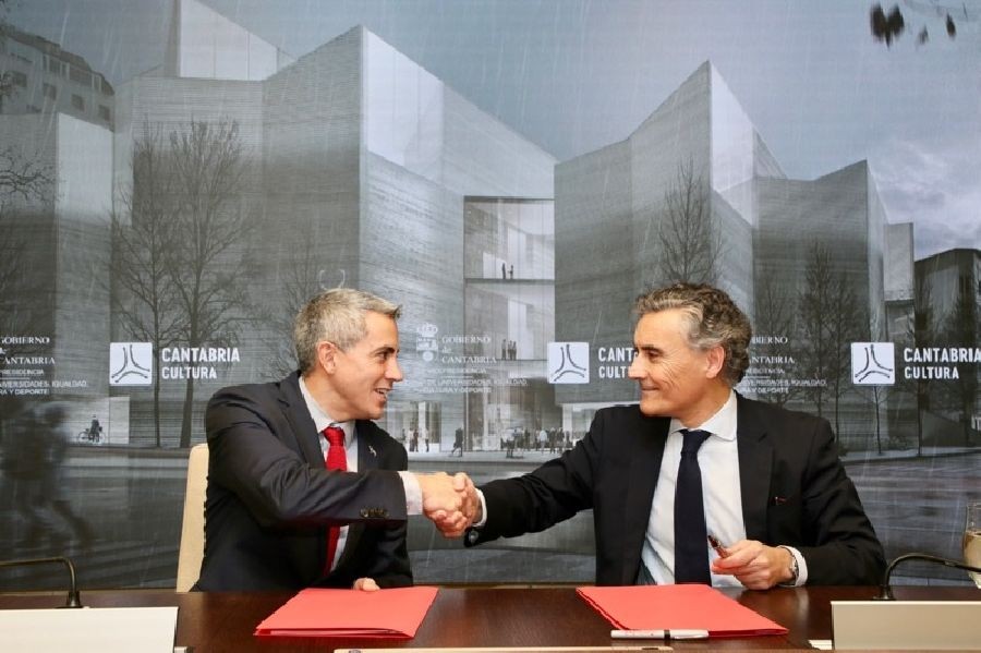 Zuloaga  firma el contrato para la construcción del nuevo MUPAC, que estará concluido en 30 meses, con una inversión de 45 millones de euros.